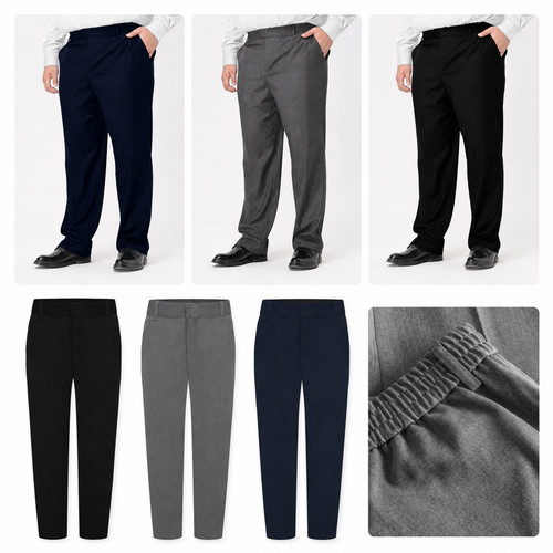 Boys plus size school trousers - plus,