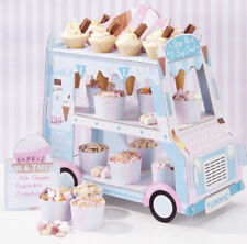 Ice Cream Van Display Stand Cake Dessert Birthday Party Sweets Treats Partyware