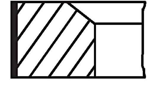 Piston ring kit mahle fits - ring,