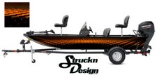 Fading Orange Honeycomb