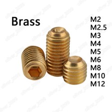 Brass Hex Socket Set Screws