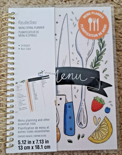 New menu planner 5x7 - new,