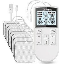 TENS Machine for Pain Relief – GHTENS Rechargeable EMS Unit with 5 Modes, 80 ...