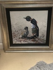 KEITH PROCTOR (B.1961) OIL ON CANVAS ‘BATMAN AND ROBIN’ SIGNED ORIGINAL