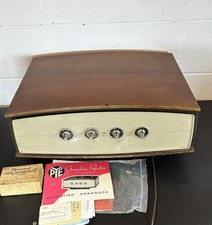 Vintage PYE 1005 Achoic Stereo Record Player 1965 With Instruction Manual