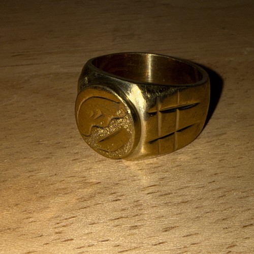 Vintage brass signet - vintage, size