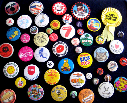 Vintage badge collection - badge,