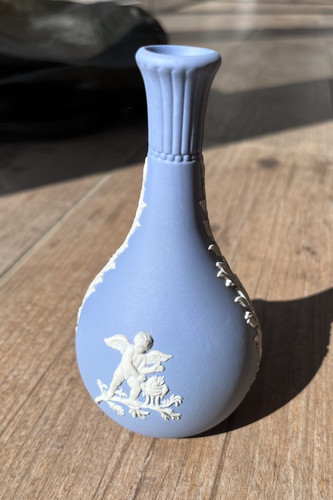 Wedgwood jasperware bud vase - jasperware,