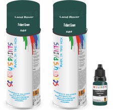 Aerosol Direct Gloss Spray For Land Rover Trident Green 505 No Lacquer Paint