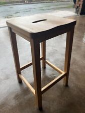 Vintage Wooden School Lab Stools - Cafe, Bar, Restaurant, Kitchen