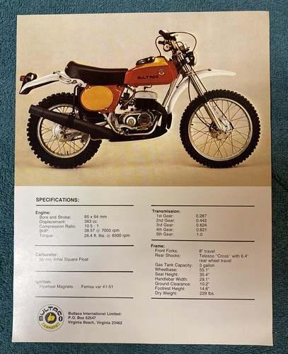 Nos bultaco frontera factory - nos,