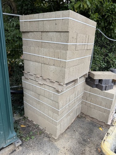 Concrete block 440x215x100mm - concrete,