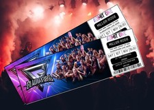 Gladiators Live 2025 Mock Tickets Souvenir Keepsake X2 Pack