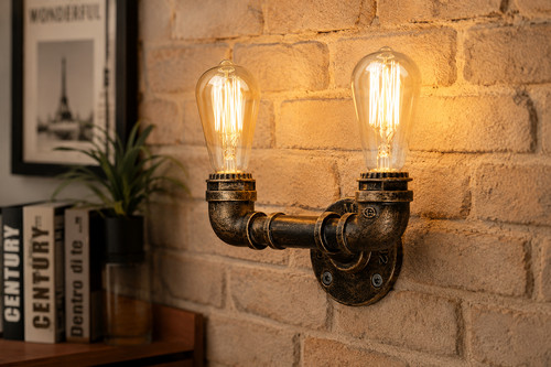 Vintage wall light retro - vintage,