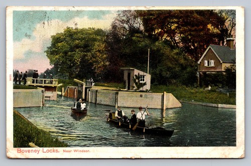 Postcard bucks boveney locks - postcard,