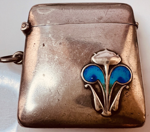 Rare english enamel sterling - english,