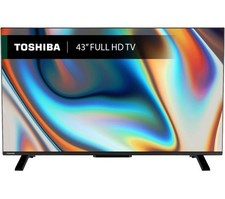 TOSHIBA 43LV2E63DB 43" Full HD Smart VIDAA TV YouTube Netflix Prime - Black