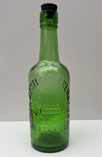 Antique green glass - green,