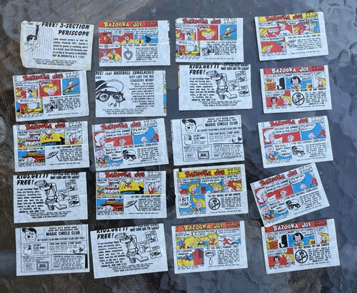 Vintage bazooka joe - vintage, lot