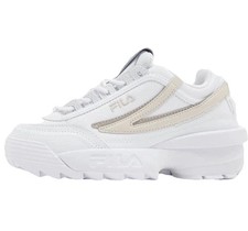Fila Disruptor II Women Trainers Sneakers  White Size 5 - 8