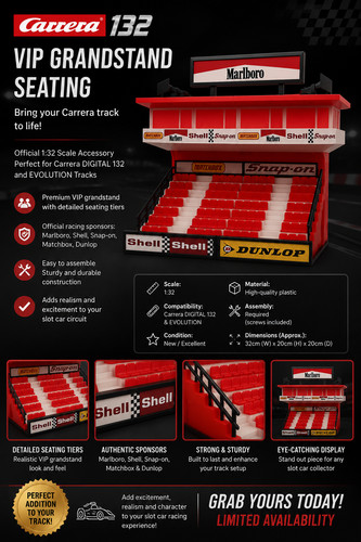 Carrera 132 vip grandstand - carrera,