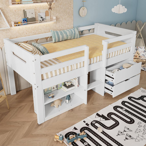 Kids mid sleeper bed - bed, !sale
