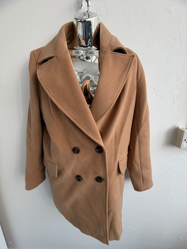 New womens camel overcoat - camel,