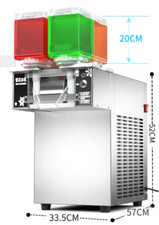 1200W 180kg/24H 4bucket