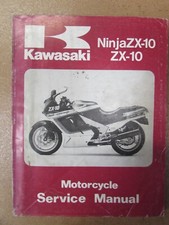 KAWASAKI NINJA ZX-10, B1, 2, 3 genuine factory shop manual,. Original literature