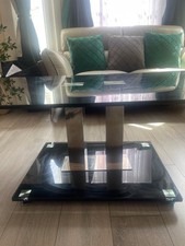 Black Tempered Glass Coffee