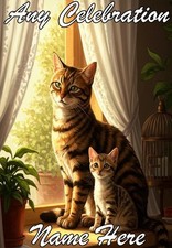 tabby cat, with kitten pid55