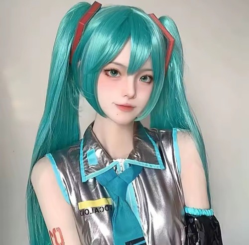 Blue cosplay wig - cosplay, inch