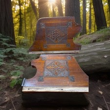 🟢 Architectural Salvage Carved Panels Reclaimed Vintage Up Cycle Repurpose