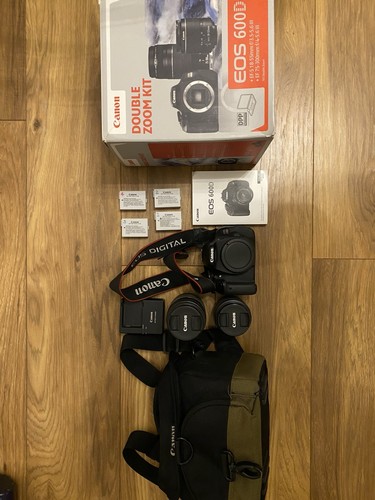 Canon 600d double zoom kit - canon,