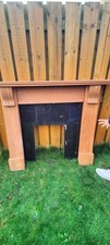 “Wood Fireplace Surround
