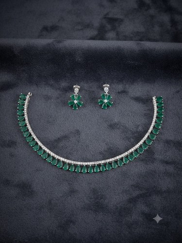 Elegant emerald green floral - emerald,