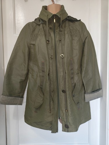 Per una stormwear khaki hooded - una,