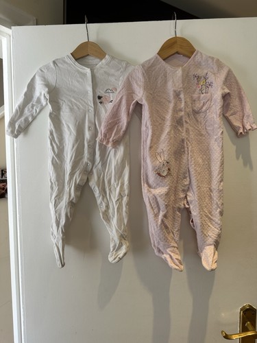 Baby girls sleepsuits 9 - girls,