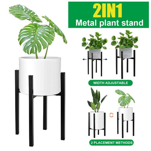 Metal plant pot stand - pot,