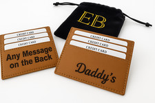 ID card holder leather oyster