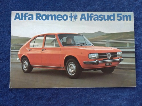 Alfa romeo alfasud brochure - 5m,