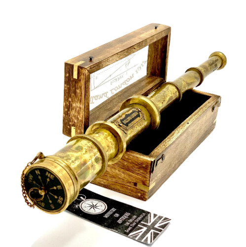 Antique telescope 45cm big - telescope,