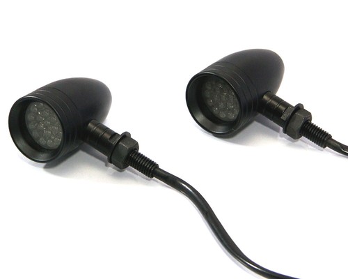 Motorbike led indicators black - motorbike,
