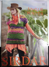 Indie Knits - Sirdar Knitting Pattern Book #385 - 18 designs for girls & women