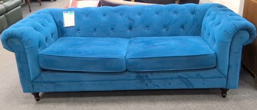 Chesterfield velvet seater - velvet,