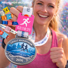 Personalised race medal - personalised,