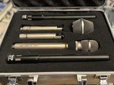 Vintage AKG Microphone Collection in AKG Case. D160c SE5C-10 SE5E-10 CE5, 2 CE8
