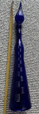 VTG Empoli Genie Bottle Decanter, Cobalt Blue, 26” - Made in Italy,
