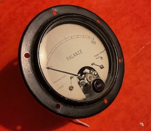 1960 moving coil balance - ,