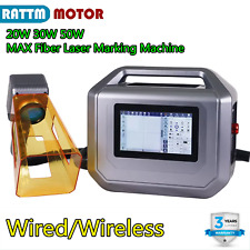 20W 30W 50W Portable Handheld MAX Fiber Laser Marking Machine Metal Engraving